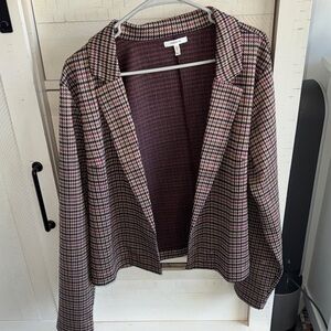Women's Houndstooth Blazer